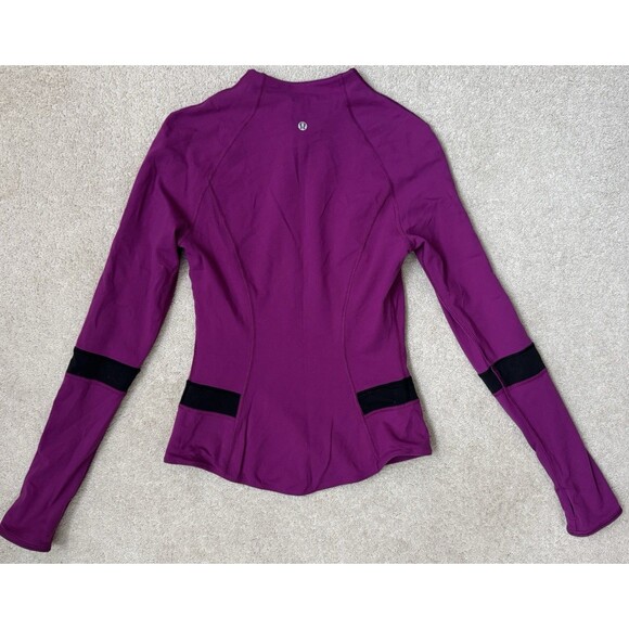 Lululemon Find Your Bliss Purple/Black Reversible Jacket Full Zip Up Women’s 4 - Picture 2 of 16